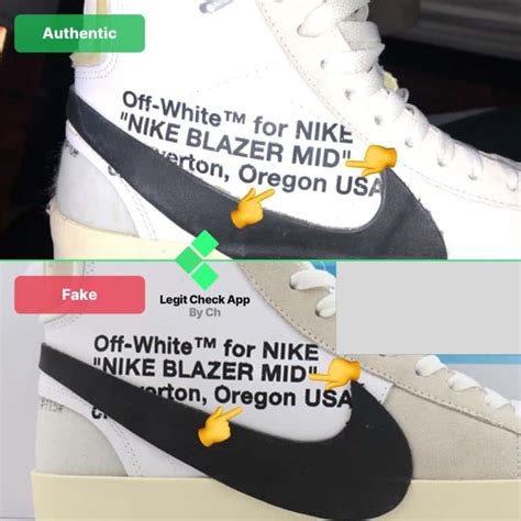 spot fake adidas off white blazers|nike blazer off white check.